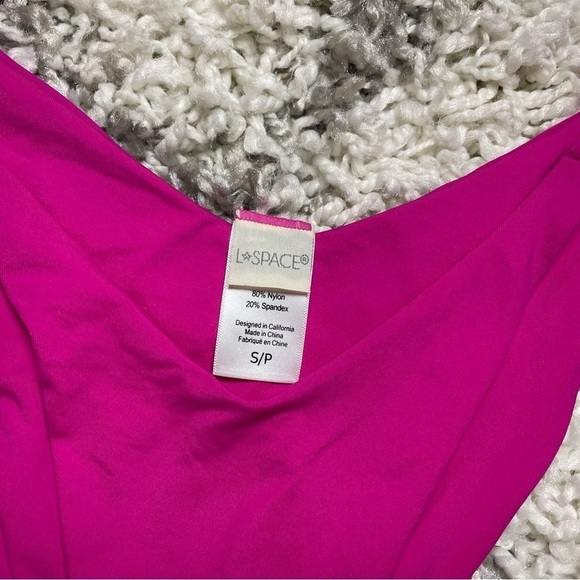 L*Space NWOT Ziggy Bikini Bottom in BOUGAINVILLEA Small - Picture 5 of 6
